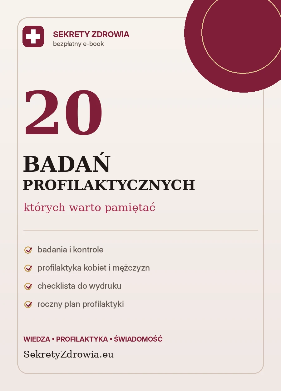 20 badań profilaktycznych
